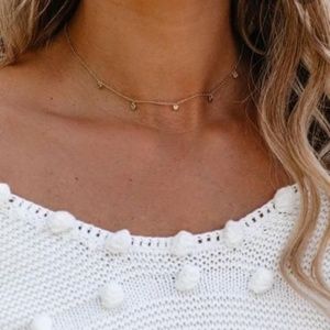 Gorjana 5 Disc Choker 18k Gold Plated Necklace